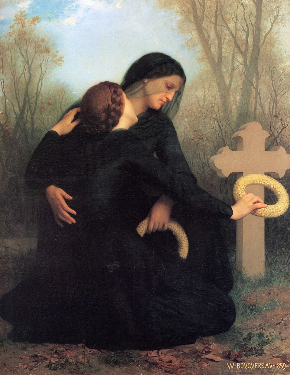 960px William Adolphe Bouguereau 1825 1905 The Day Of The Dead 1859